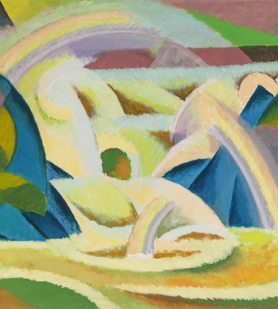 Unto Pusa, Koskiharjoitelma | Forsstudie | Study for a Rapids Scene, 1956. Kuva: ©HAM/Sonja Hyytiäinen Unto Pusa, Koskiharjoitelma | Forsstudie | Study for a Rapids Scene, 1956. Kuva: ©HAM/Sonja Hyytiäinen