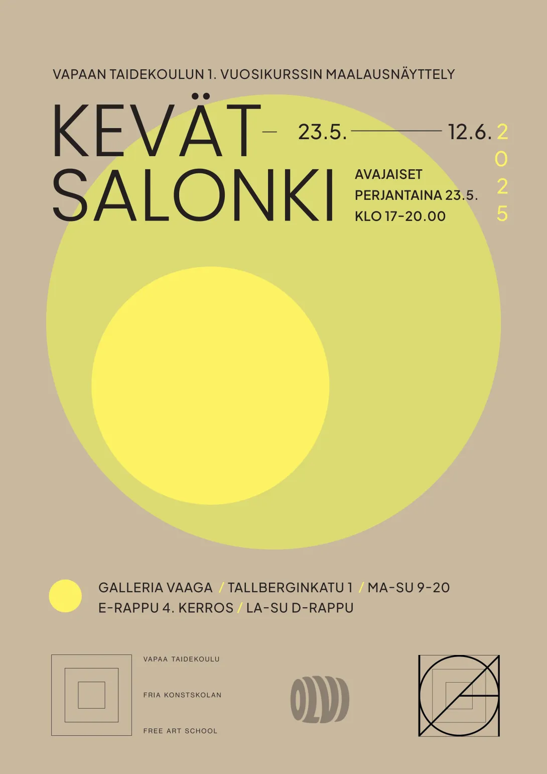 The Free Art School Spring Salon – First-Year Students