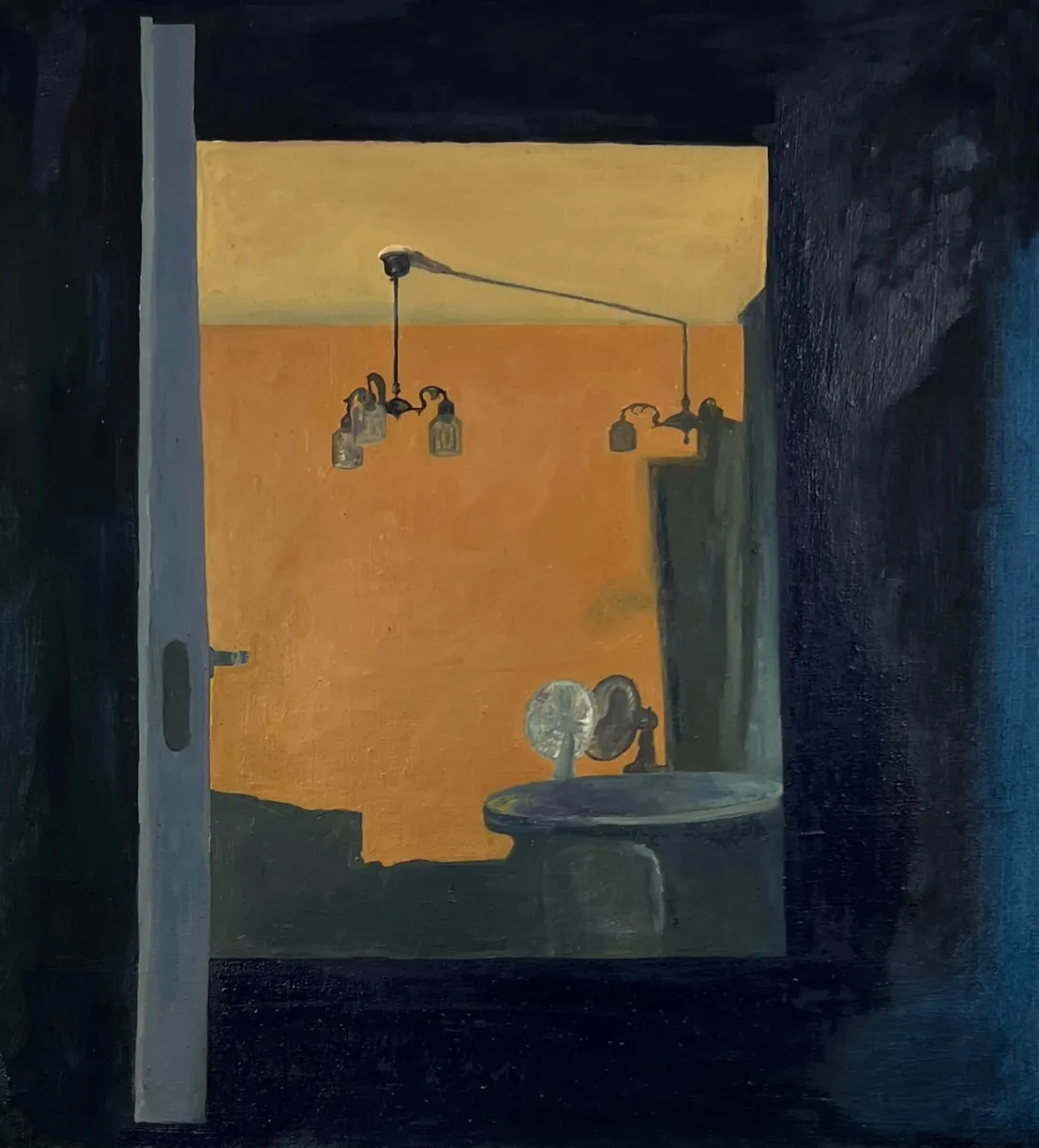 Elizaveta Vasiukova: Eve, 2025, öljy kankaalle, 60 x 55 cm