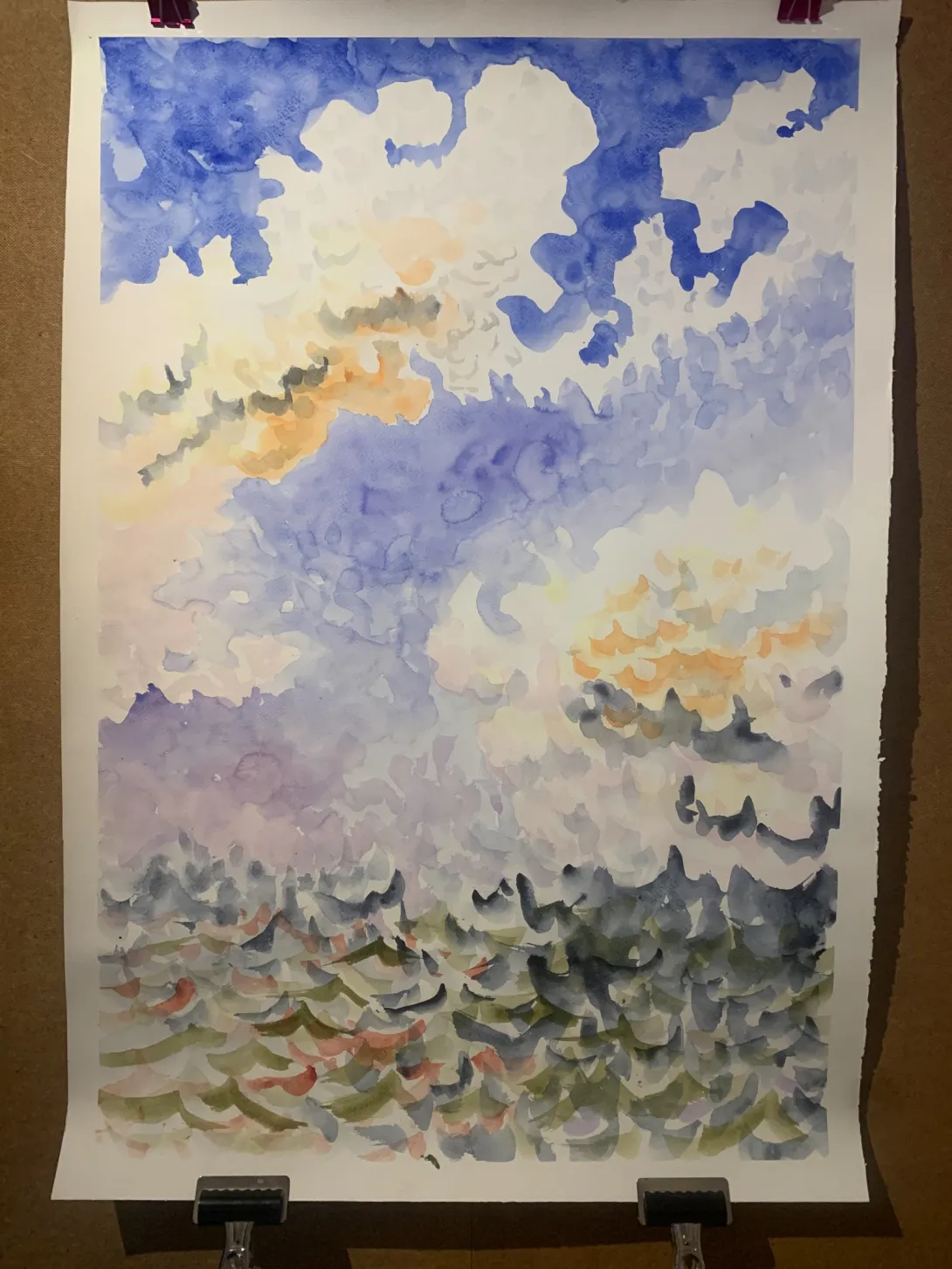 Taina Hakala, akvarelli, 2024